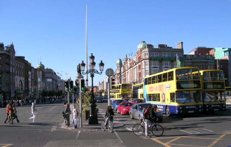 Dublin, pont et rue O'Connell ©Yanous.com